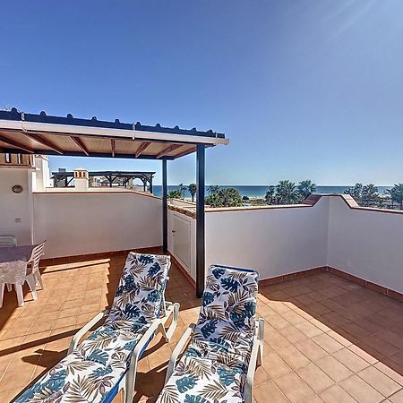 Vive Vera Rentals - Atico En 1º Linea Con Vistas Al Mar Exterior foto